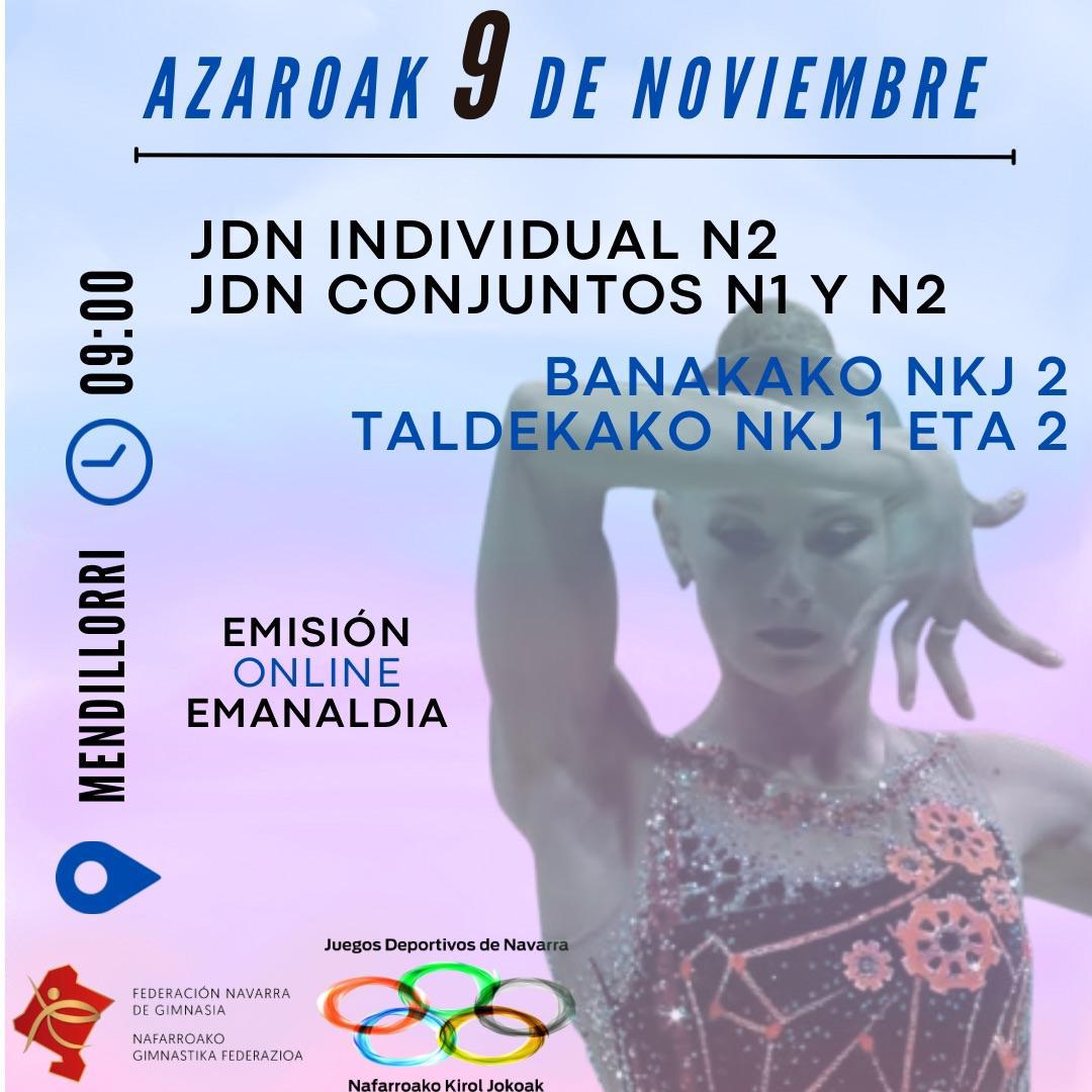 Mendillorri se prepara para los JDN Individual Nivel 2 y JDN Conjuntos Niveles 1 y 2